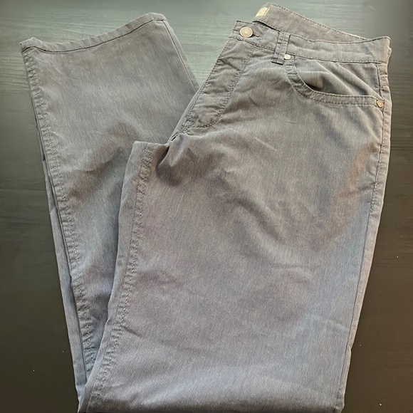 MAC Jeans cotton polyester blend blue pants Sz 30/32 - Picture 2 of 7